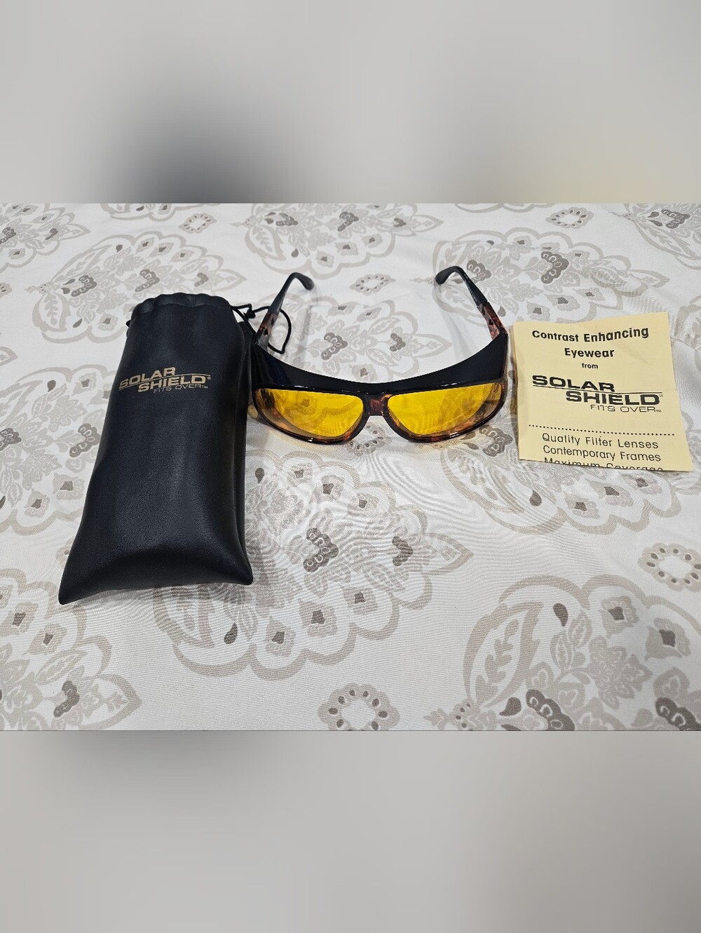 Yellow Lens Tortoiseshell Women's Sunglasses - Picture 8 of 8